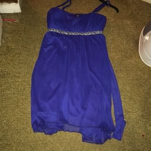 Purple prom dress